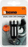 BTicino - Connettore Dual USB Car Charger - S2614G